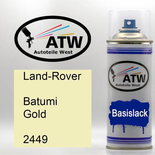 Land-Rover, Batumi Gold, 2449: 400ml Sprühdose, von ATW Autoteile West.